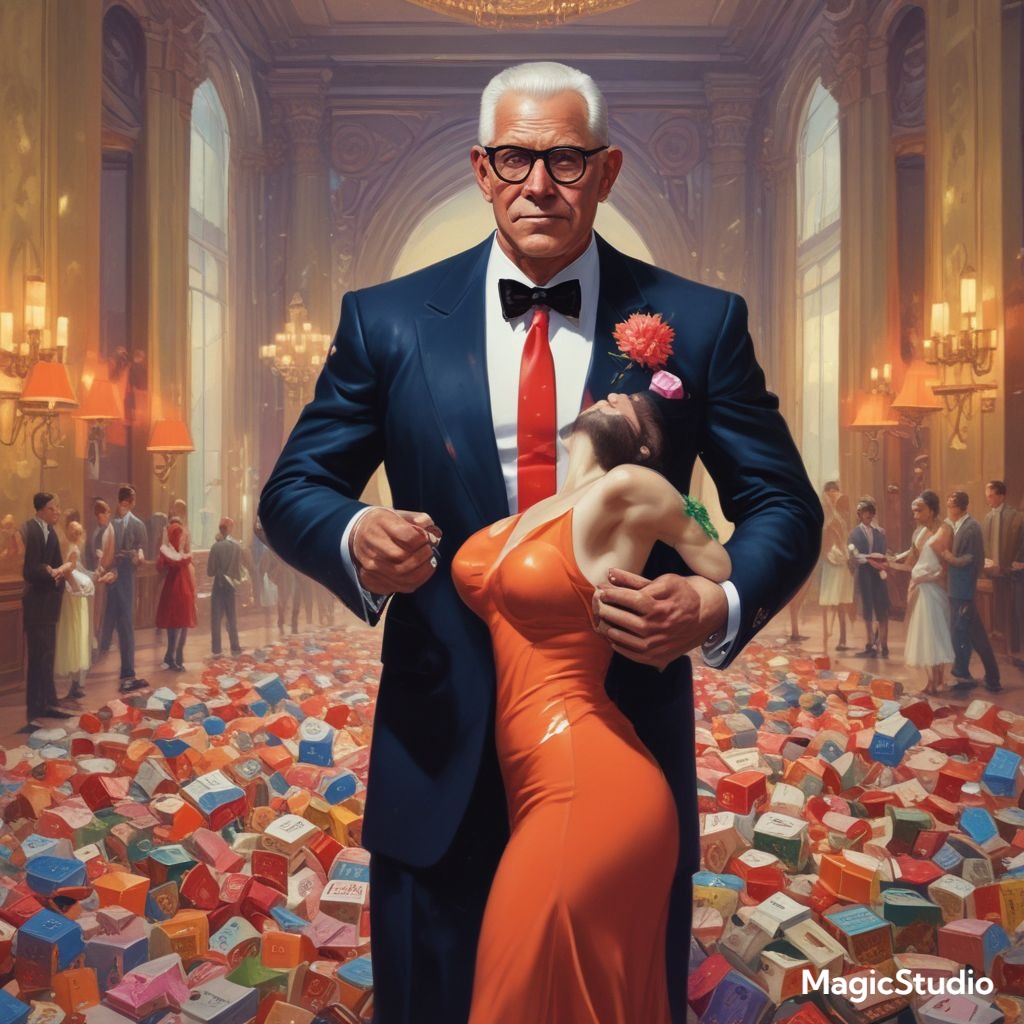 A sugar baby dancing with her Sugar Daddy